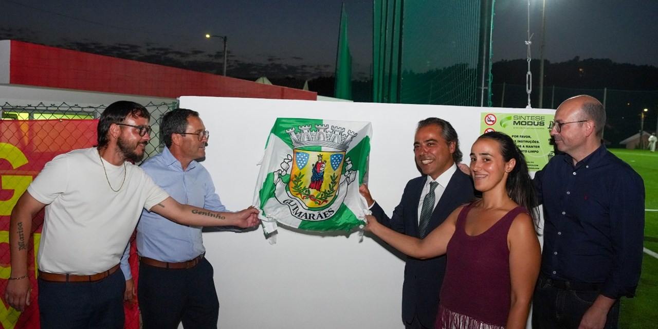 Inaugurado o novo relvado sintético em Calvos, com apoio da CM de Guimarães