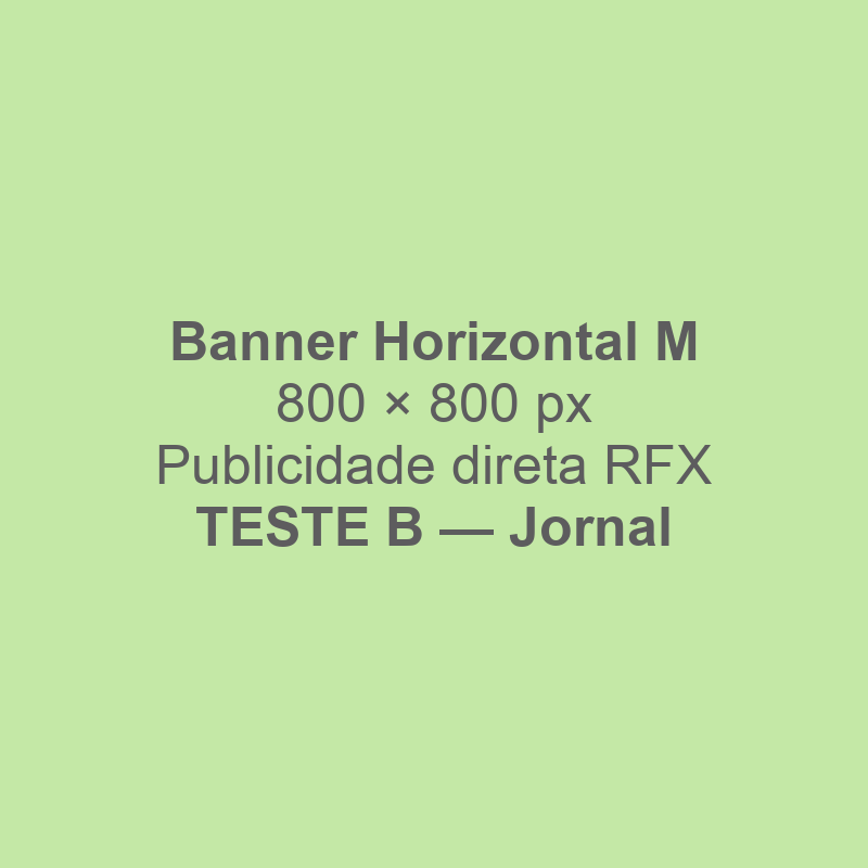 Publicidade de teste B — footer