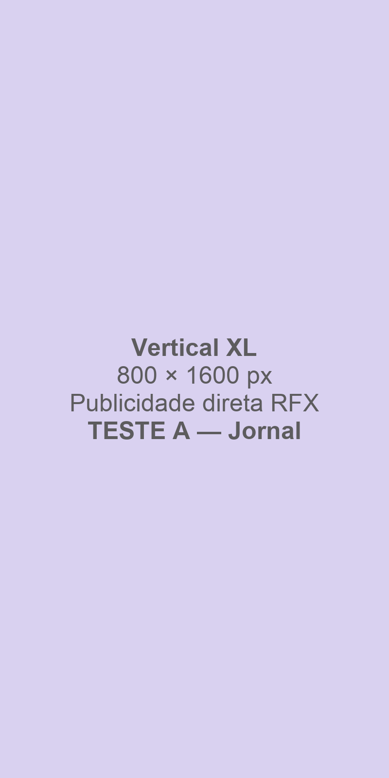 Publicidade de teste A — homepage_vertical