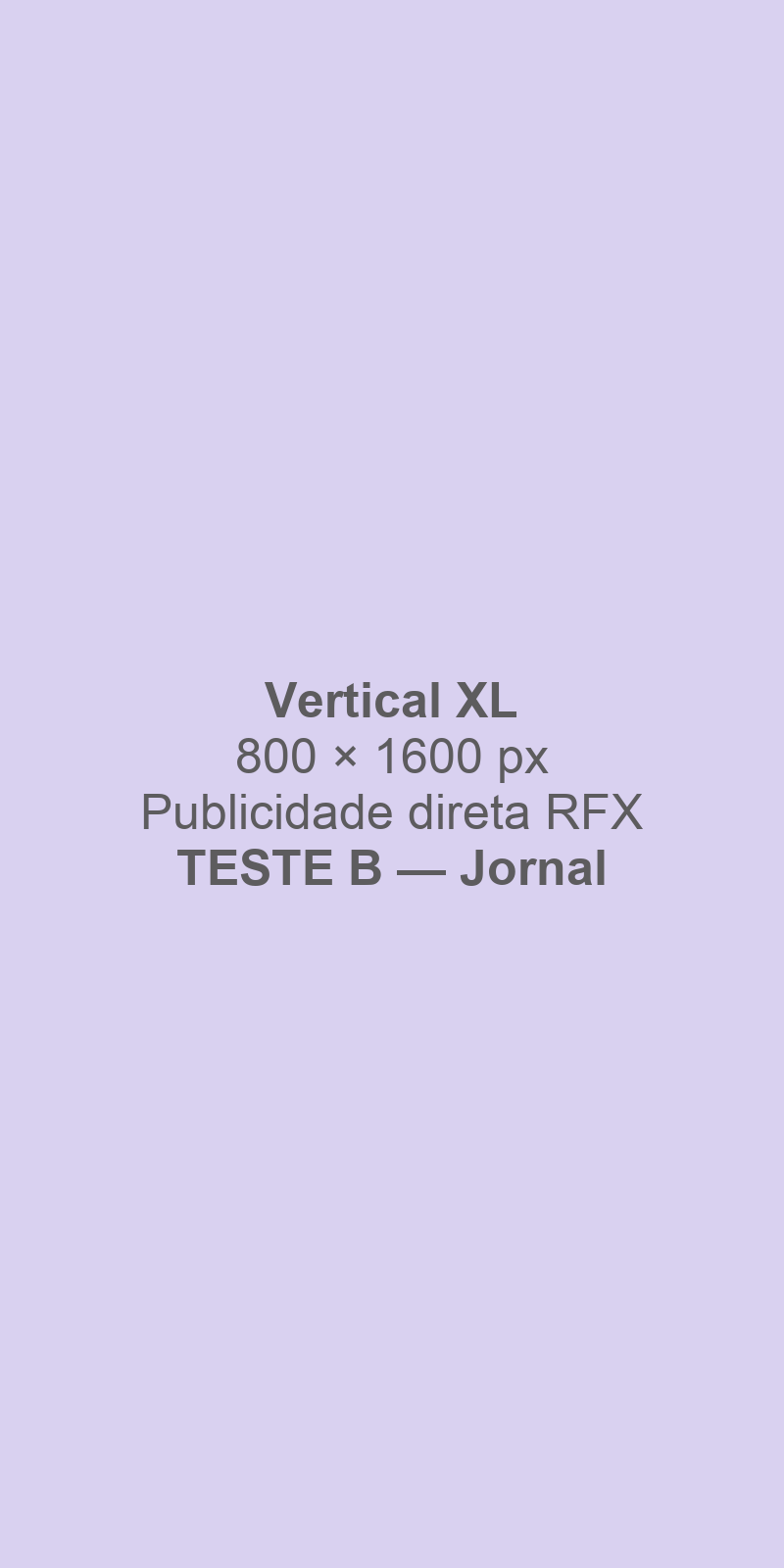 Publicidade de teste B — homepage_vertical