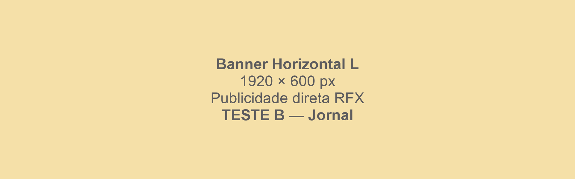 Publicidade de teste B — top