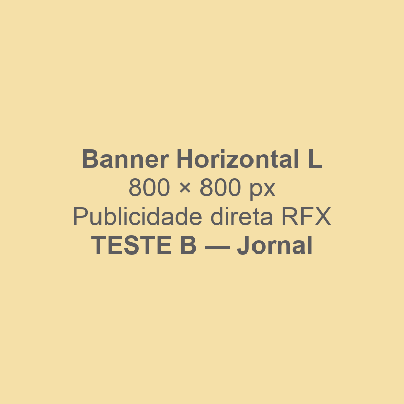 Publicidade de teste B — top